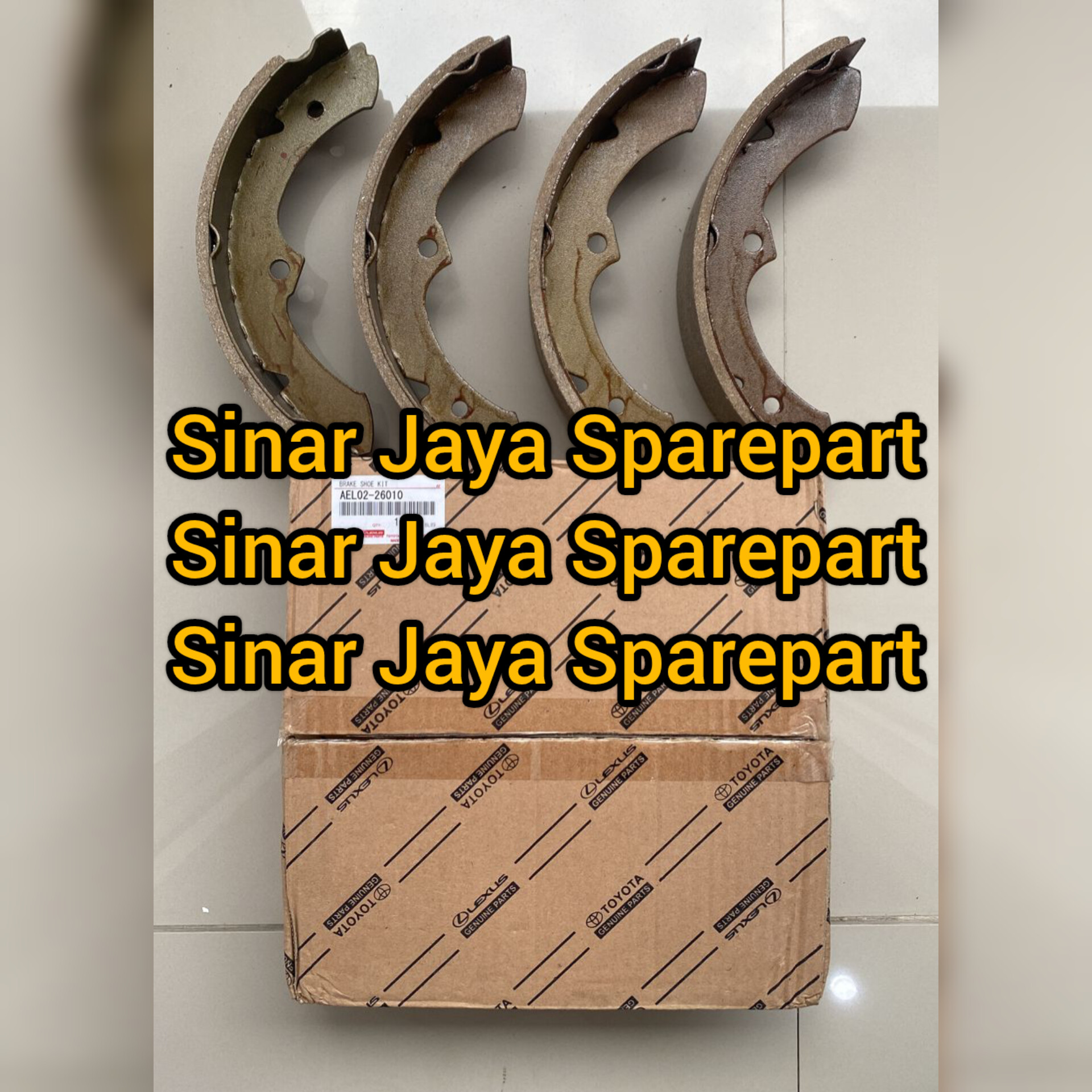 Kampas Rem Depan Toyota Dyna 14B 115PS 115ST Engkel Ban 04494-25070 Harga 500,000 rupiah*Gratis Ongkir