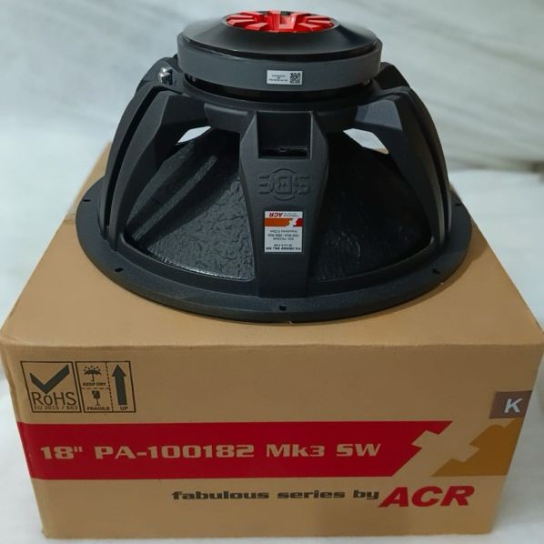 Speaker ACR Full Range 18 Inch PA 100182 MK3 SW Fabulous 18\