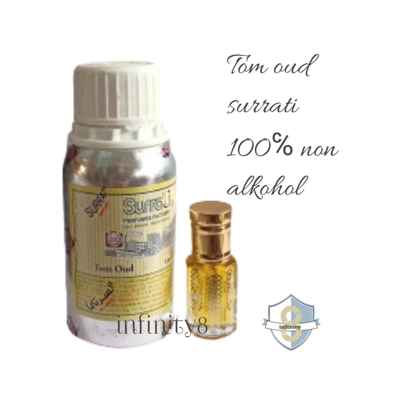 Tom Oud Surrati Parfum Murni Tampa Campuran Apapun Kemasan Botol Stik Batik  Minyak Wangi Sholat Arab saudi