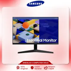 Monitor Samsung LS24C310EAEXXD Monitor 24-Inch 75Hz FHD IPS Bezel-less