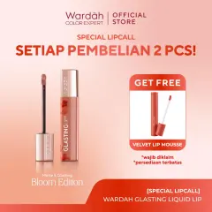 [BEST SELLING!] WARDAH Glasting Liquid Lip - Lip-Stain-Lipgloss-Lipstik - Liptint-Lip Tint-Lip Matte-Lipstick-Lipcream-Cleopatra Look - Lip Cream- Glossy Lip Longlasting Waterproof Tahan Lama - Makeup-Two Tone Lip