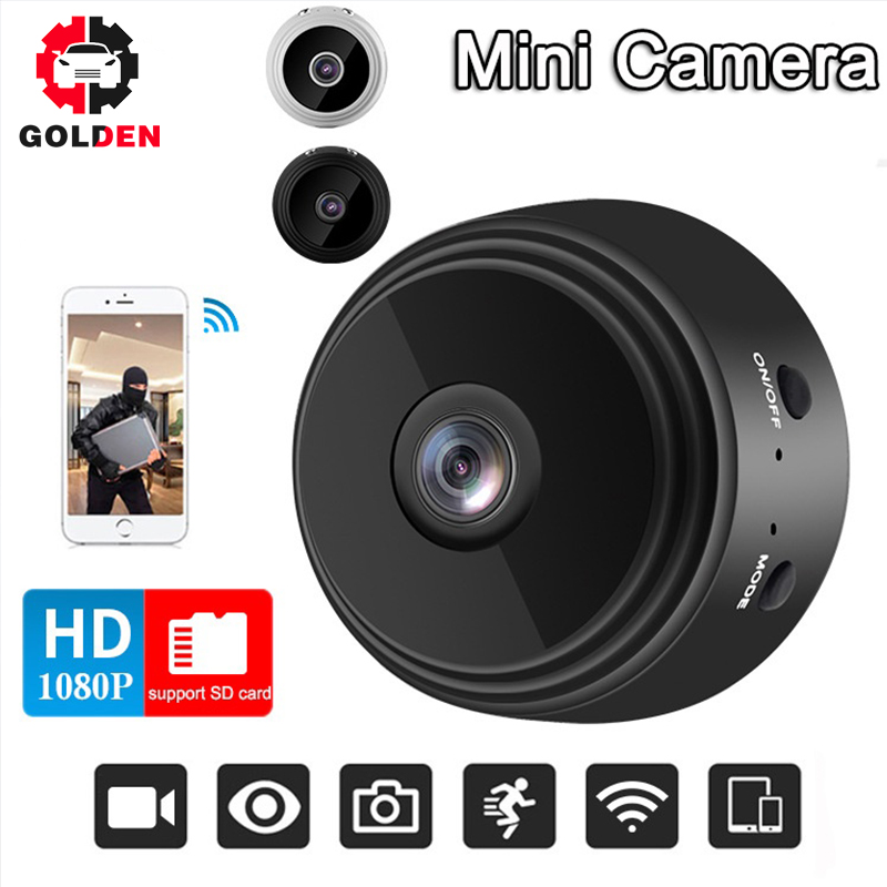 	 Wireless A9 Mini Camera Wifi Hd 1080P Micro Kamera V380 Kamera Cctv Kecil Jarak Jauh Lewat Hp Mini T 	