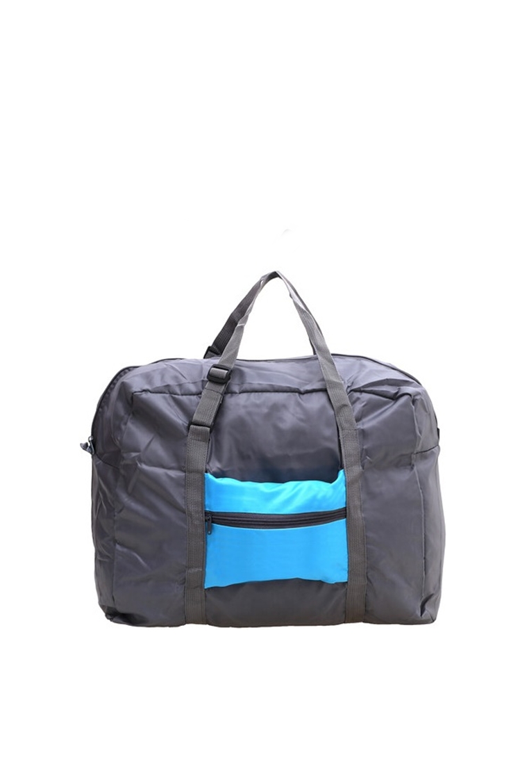 Lazada Indonesia - Hamlin Bloosh Tas Travel Lipat Gantungan Koper Lightweight Waterproof Material Polyester ORIGINAL – Blue