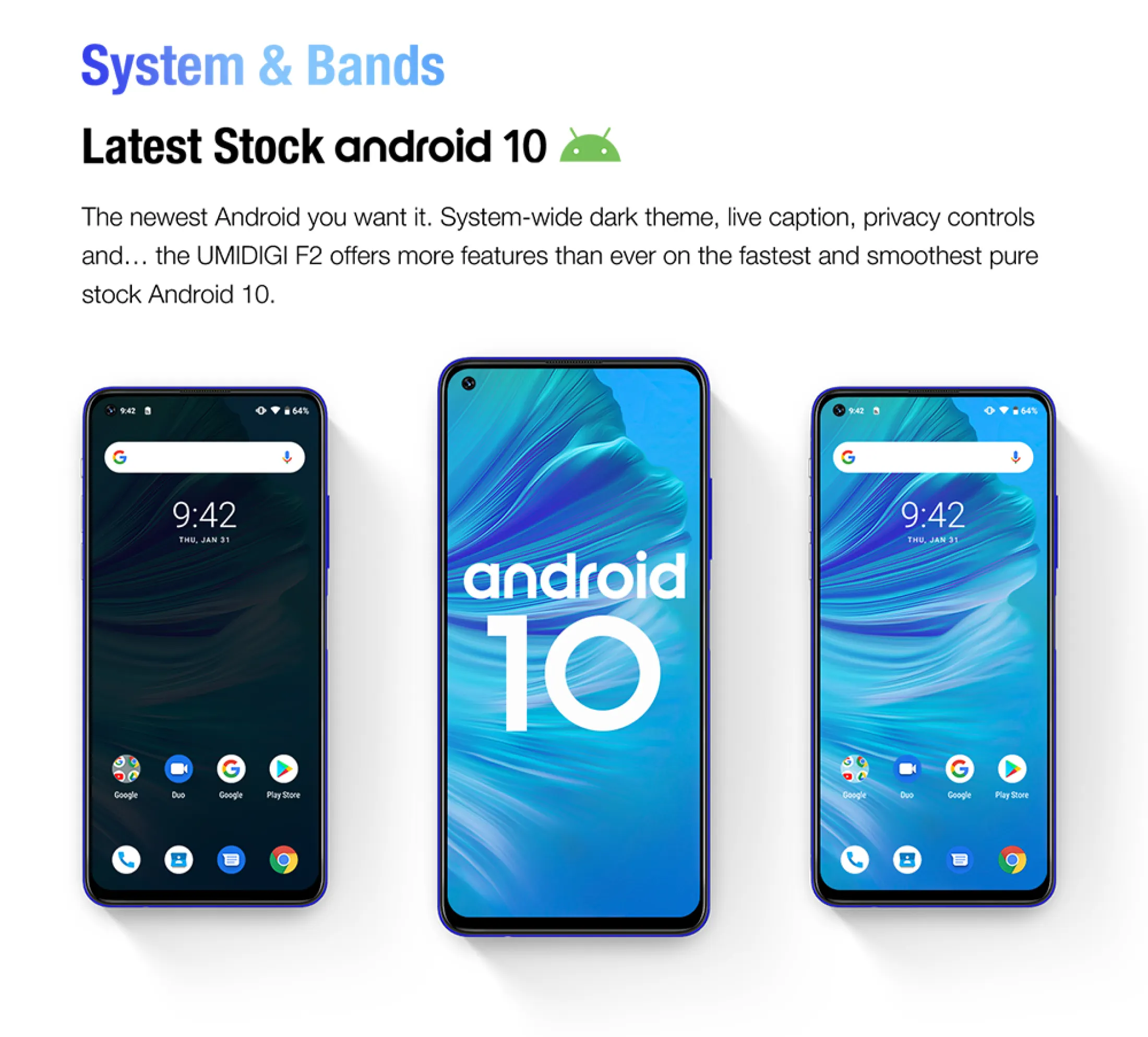 Umidigi F2 Smartphone 6 128gb 48mp Quad Ai Kamera 6 53 Fhd Helio P70 Baterai 5150mah Nfc Versi Global Garansi Resmi Lazada Indonesia