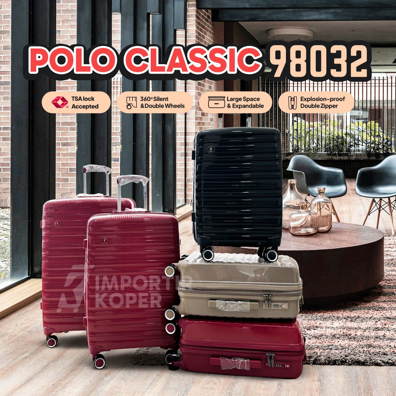 Koper Polo Classic Polo Hand Luggage Koper Polo Tronto Jual