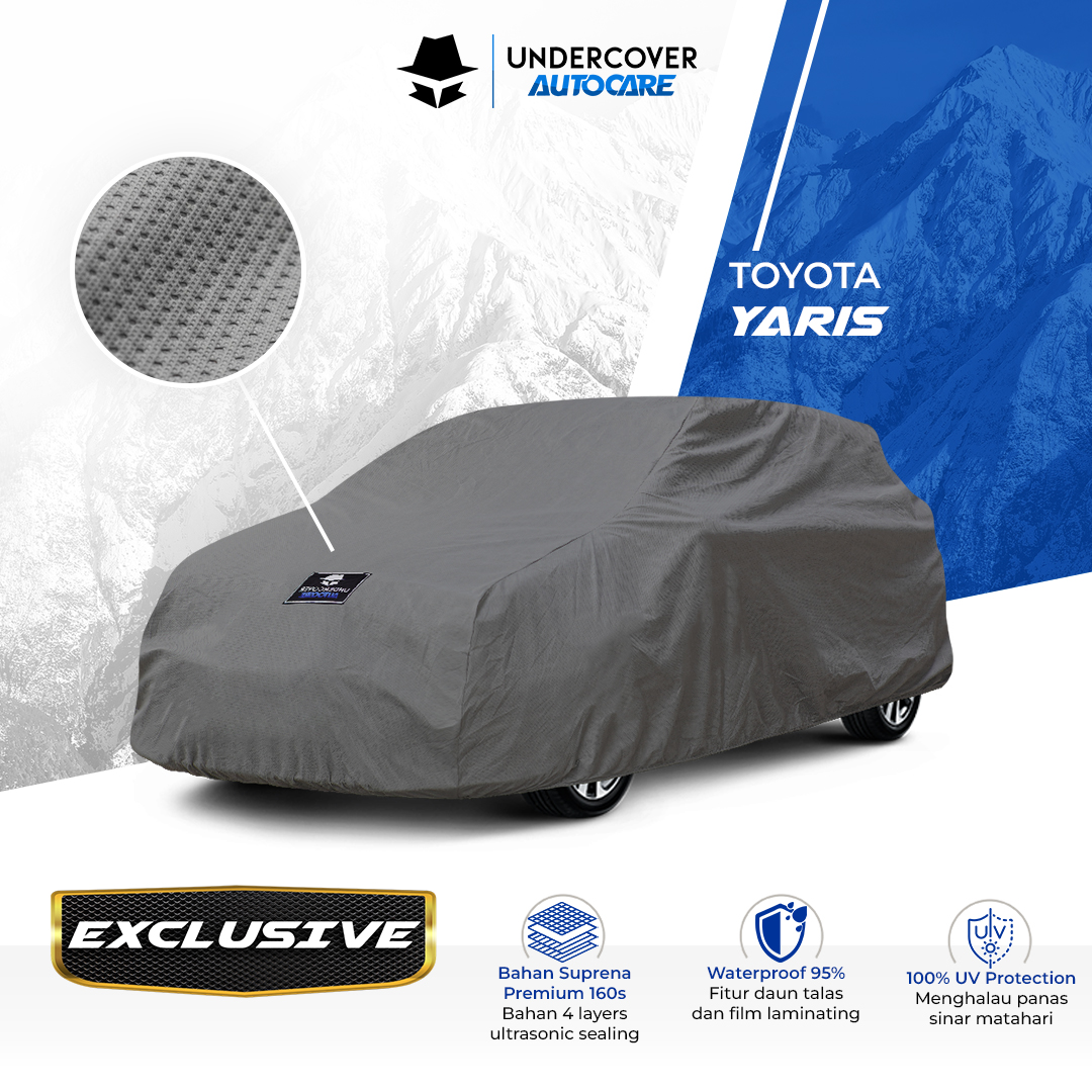 Undercover Autocare - Cover Mobil Toyota Yaris Exclusive Harga 1,141,000 rupiah*Gratis Ongkir