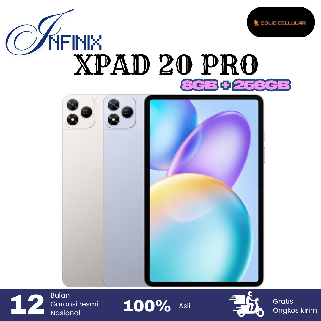 Infinix Xpad 20 Pro 8/256 Gb Official Warranty Harga 550,000 rupiah*Gratis Ongkir
