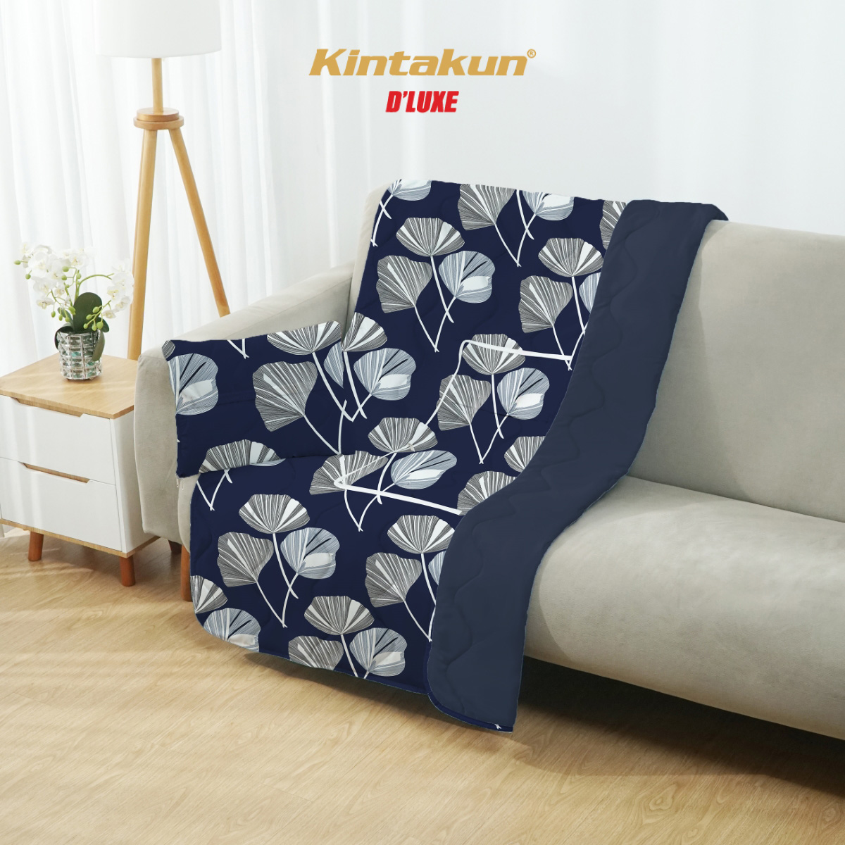 Kintakun Bantal Selimut Balmut Mini Selimut Travel Lembut Blanket Dluxe Multifungsi 2in1 100x150 - Var…
