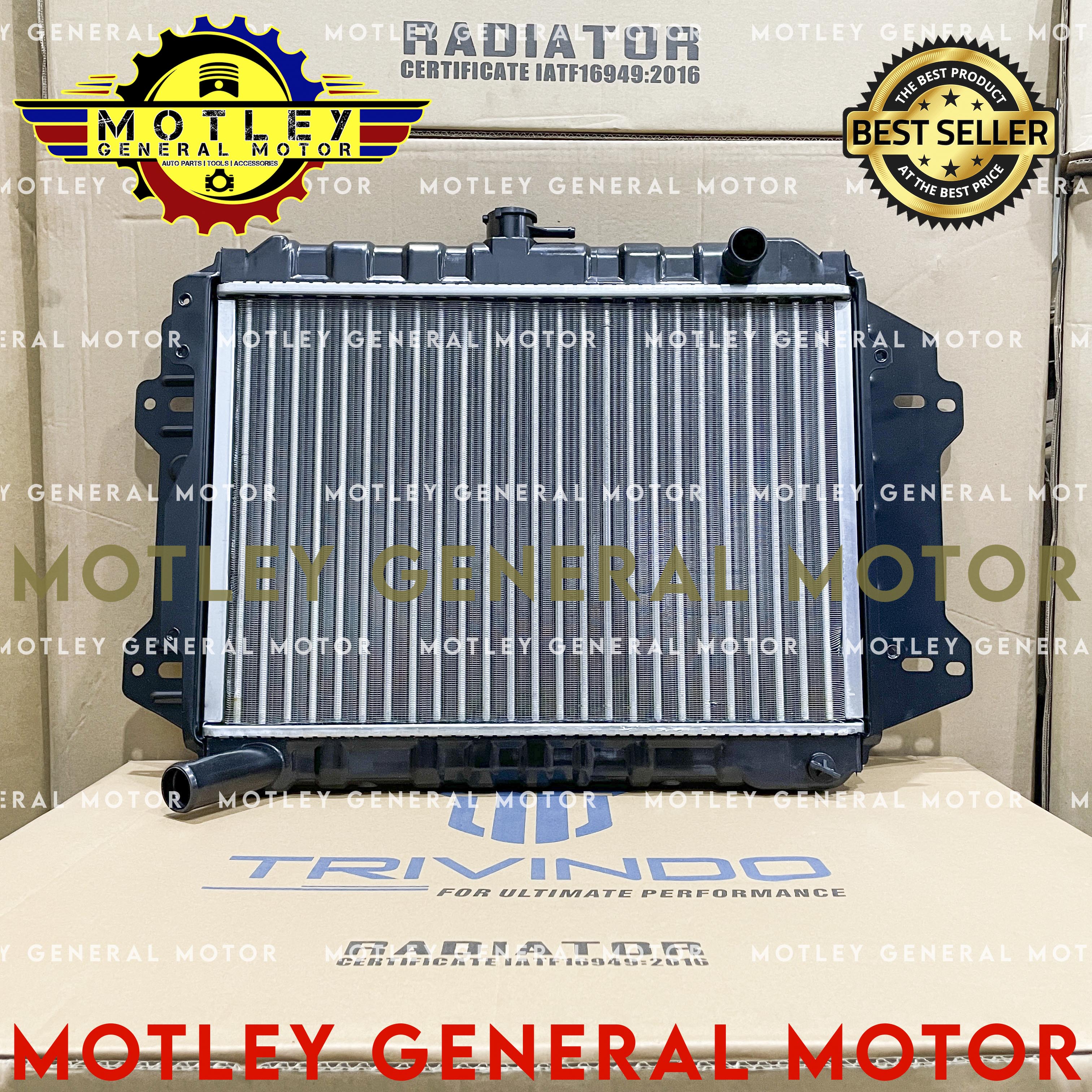 RADIATOR ASSY TOYOTA KIJANG GRAND KIJANG GRAN 2 PLY 2PLY PIPA BULAT MANUAL MT TRANSMISI MERK TRIVINDO Harga 588,670 rupiah*Gratis Ongkir
