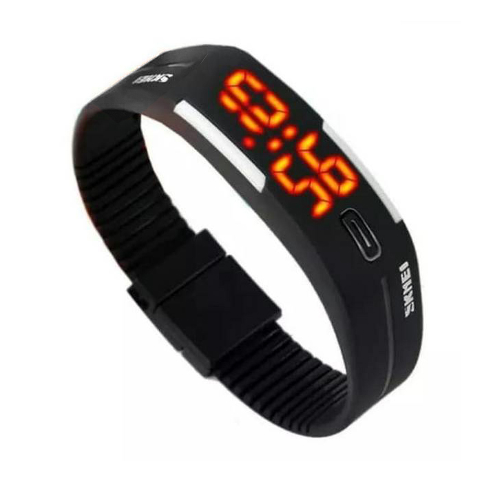 	 Skmei 1099A Wristband Jam Gelang Led Pria Sport Waterproof 	