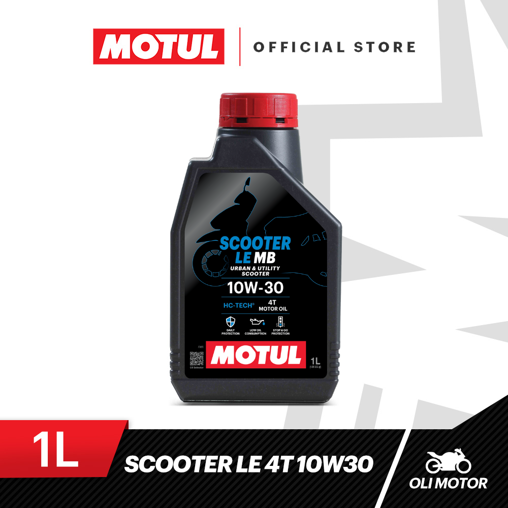 Motul Scooter Le 4t 10W30 1L Motorcycle Oil Harga 61,501 rupiah*Gratis Ongkir