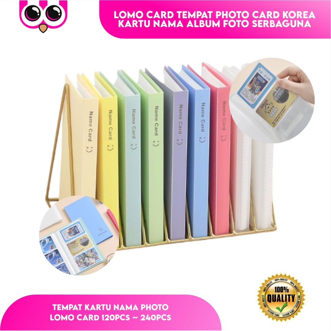 Promo DIY Album Foto Polaroid 2R Transparan Aesthetic Slot Photocard Album  - 120 SLOT - Jakarta Utara - Gwiyeo