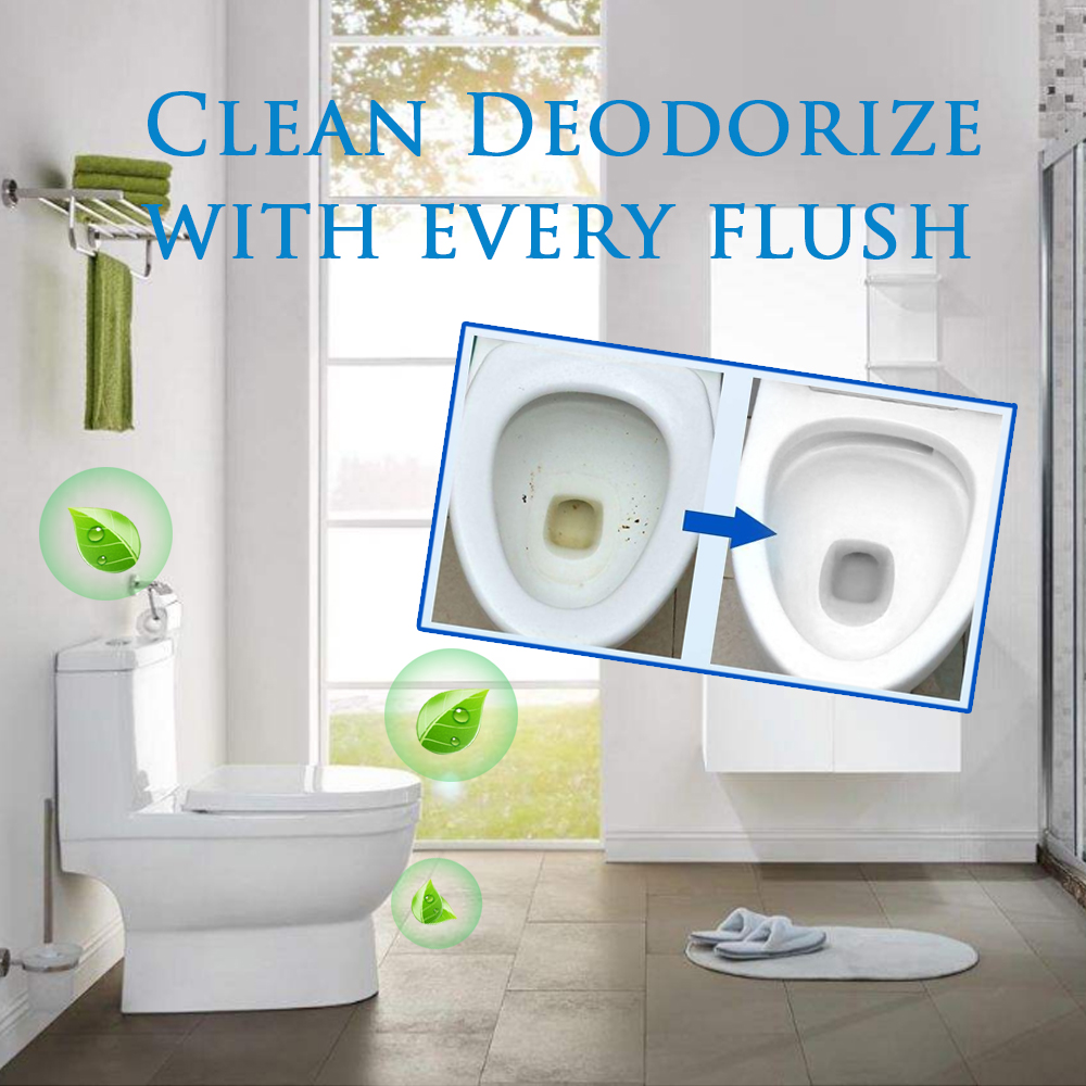 Wilk 10pcs Toilet Cleaner Toilet Bowl Quick Clean Soluble Tablet