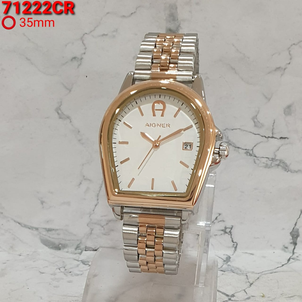 Jam Tangan Aigner Wanita Original Gaya Mewah Tali Kulit