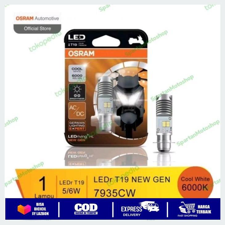 PROMOSI LAMPU DEPAN MOTOR LED T19 OSRAM K1 H6 AC/DC - NEW GEN - COOL WHITE SELAMAT DATANG DI AMANTA STORE Harga 750,000 rupiah*Gratis Ongkir