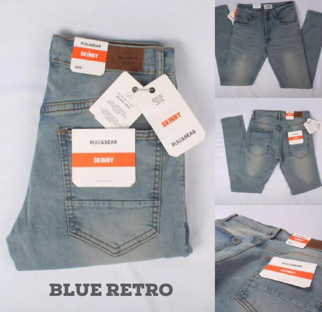 CELANA JEANS PANJANG PULLN BEAR PRIA 