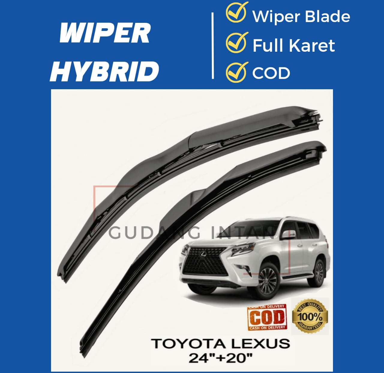Wiper Hybrid Kanan Kiri 1 Set Mobil Toyota Lexus - Gudang Intan Harga  86,500 Ringgit*Penghantaran Percuma