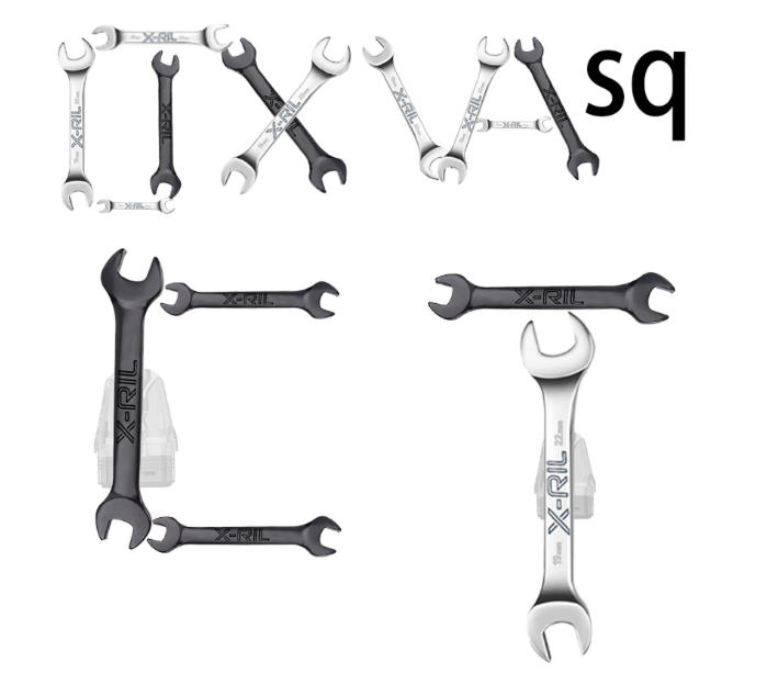 Xril xlim 9o used for daily maintenance, car care, home maintenance, double Open end wrenches, various models are available.-xril O8, a box = 1PCs Harga 21,250 rupiah*Gratis Ongkir