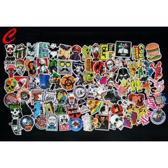 Gambar 100 Pcs Sticker Bomb Decal Vinyl Roll for Car Skate Skateboard Laptop Luggage   intl
