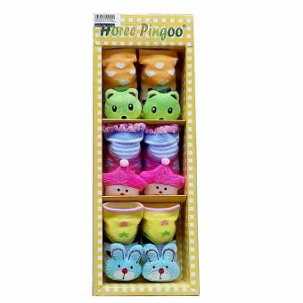 AA Toys Kaos Kaki Baby Girls Horee Pingoo 3 Pcs - Kaus Kaki Bayi Perempuan Maret 2019 - 5 AA Toys Kaos Kaki Baby Girls Horee Pingoo 3 Pcs - Kaus Kaki Bayi Perempuan - 5