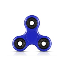ANGEL Fidget Spinner Hand Toys Mainan Tri-Spinner EDC Ceramic Ball Focus Games - Biru
