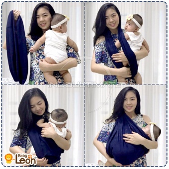 BABY LEON GENDONGAN Bayi Kaos/Geos/selendang Bayi Praktis BY 44 GBPolos Ukuran M - Navy Blue Mei 2018 - 4 BABY LEON GENDONGAN Bayi Kaos/Geos/selendang Bayi Praktis BY 44 GBPolos Ukuran M - Navy Blue - 4