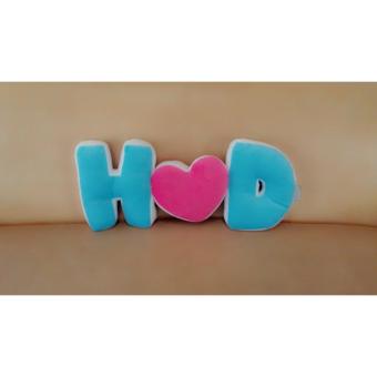 Bantal Boneka Huruf Nama Alfabet Juni 2019 - 4 Bantal boneka huruf nama alfabet - 4