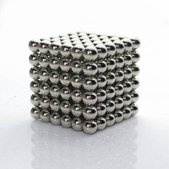 Gambar Buckyballs Neocube Magnetic Balls Toys 216pcs 3mm   Silver