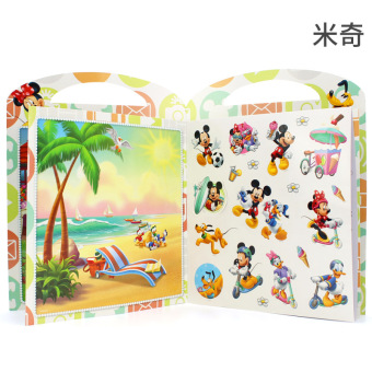 Gambar Disney Album Pembibitan Portabel Stiker Lukisan Anak anak Stiker