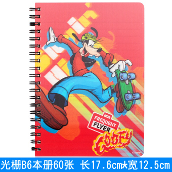 Gambar Disney B6 putri Mickey seri tiga dimensi notebook notepad