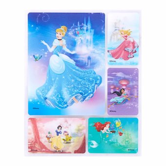 Gambar Disney Princess Disney 3D Lenticular Stickers