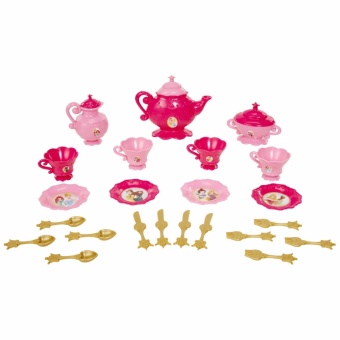 Gambar Disney Princess Mainan Masak masakan Dinner Set Edisi Princess Red  26 Pcs