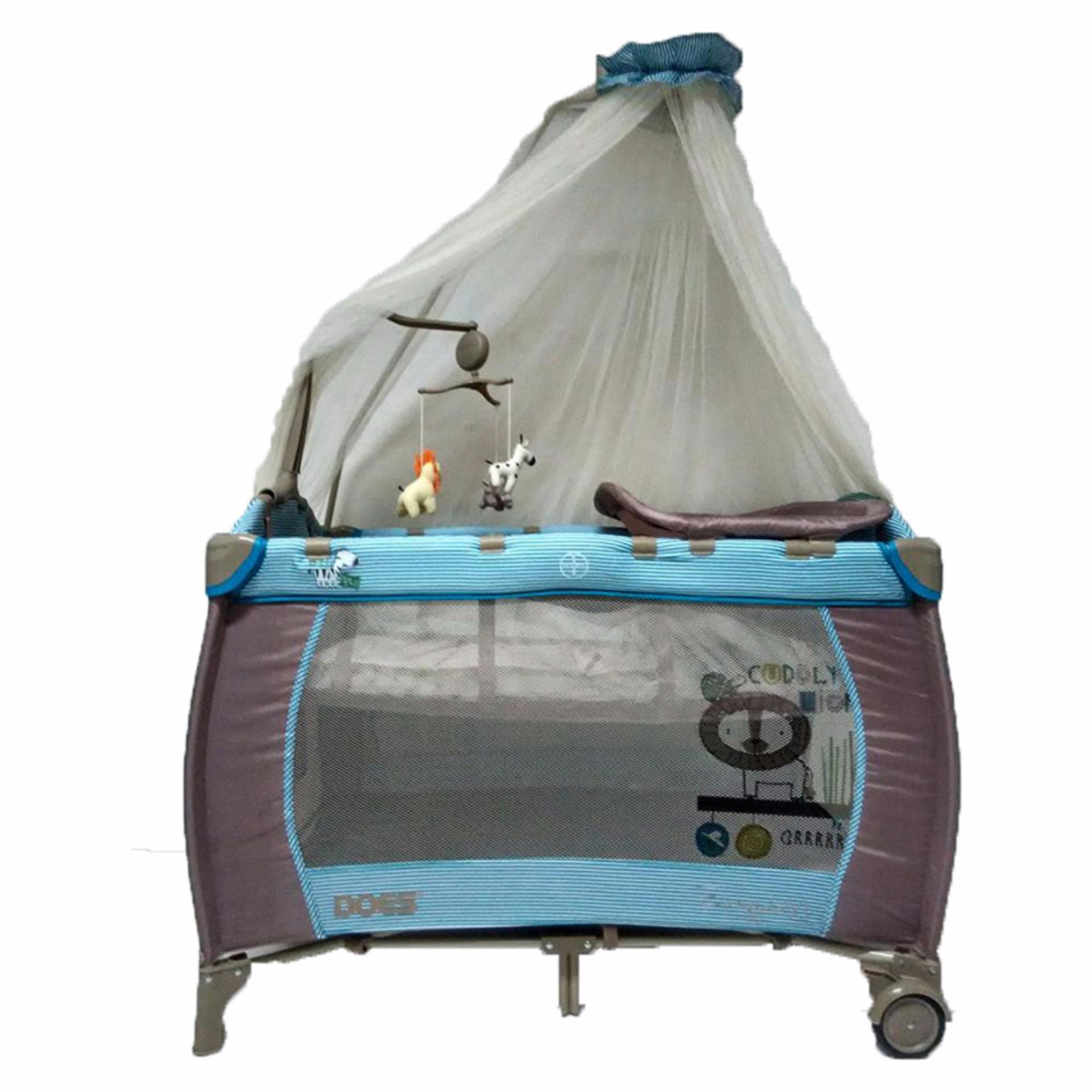 Does Easyfold CH-1707 - Baby Box Playpen / Keranjang Lipat Bayi - Size XL - Biru