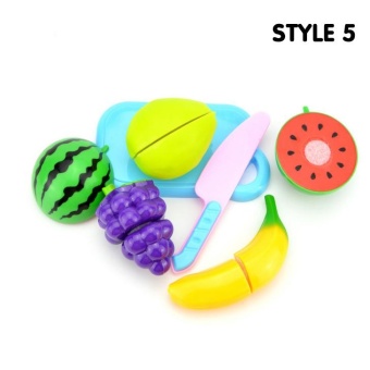 Fantastic Flower 4PCs/set Kitchen Toy Baby Plastic Colorful Cut Fruit Pretend Play House Educational Toys-Fruit - Intl Pebruari 2019 - 5 Fantastic Flower 4PCs/set Kitchen Toy Baby Plastic Colorful Cut Fruit Pretend Play House Educational Toys-Fruit - intl - 5