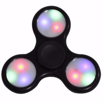 Diskon Penjualan Fidget Spinner LED Hand Toys Mainan Tri-Spinner EDC Ball Focus Games Stress