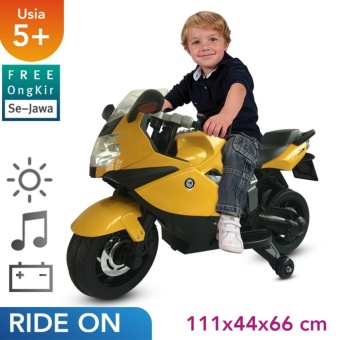 Gambar Free Ongkir Se Jawa Ocean Toy Yotta Ride On Motor Aki Mainan Anak BR3156   Kuning