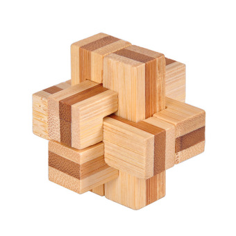 Gambar Intelektual ramah lingkungan bambu duri puzzle