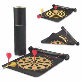 LaCarLa Double Sided Hanging Magnetic Dart Board Set Game 15 Inch With 6 Magnetic Arrow - Hitam Maret 2019 - 4 LaCarLa Double Sided Hanging Magnetic Dart Board Set Game 15 Inch with 6 Magnetic Arrow - Hitam - 4