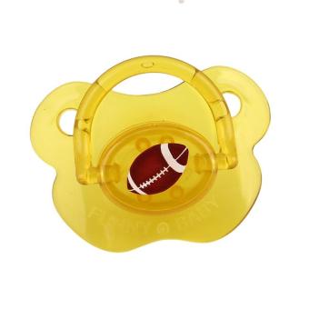 LALANG Silikon Lucu Bayi Dot Model Puting Teethers Balita OrtodontiPenenang (Coklat)