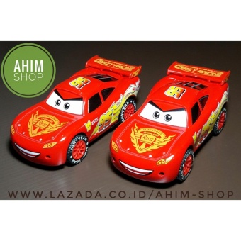 Gambar Lightning McQueen Metal Car 124 Mainan Anak Mobil Diecast PullBack Action   2pcs