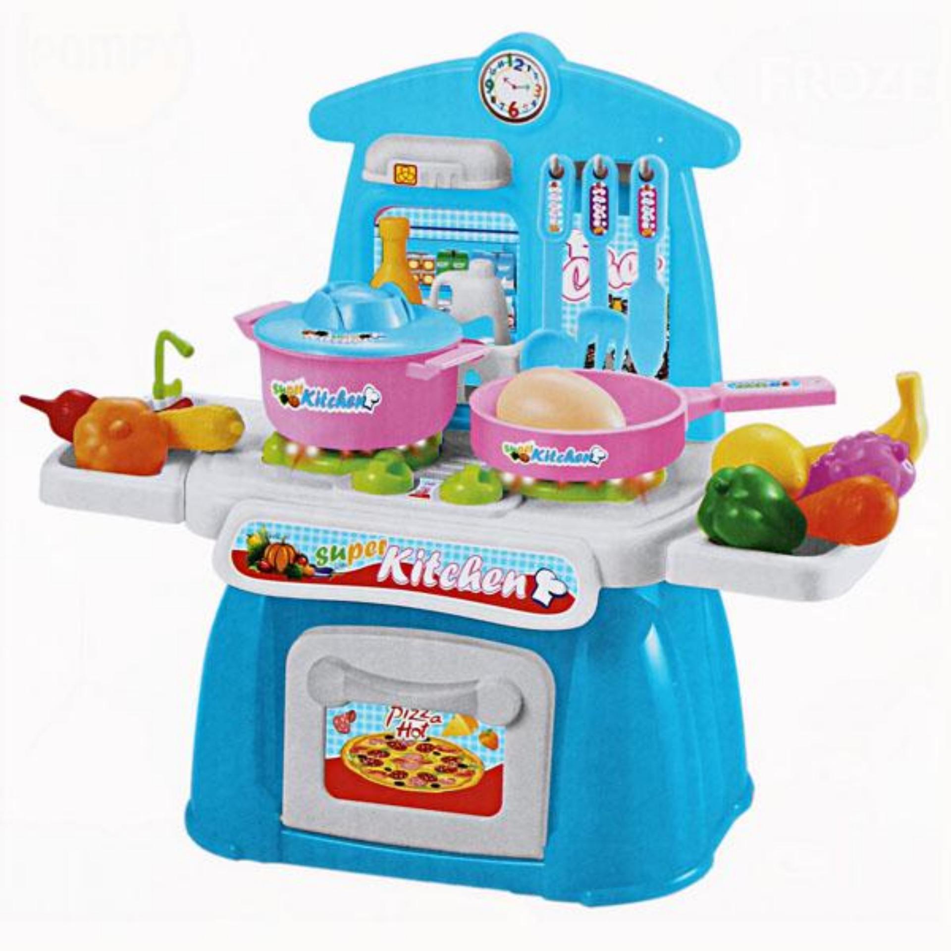 Lumi Toys Kitchen Set Chair Bangku Mainan Masak Masakan Lazada
