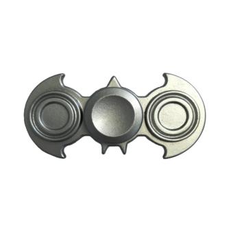 Gambar Metallic Silver Bat Fidget Spinner