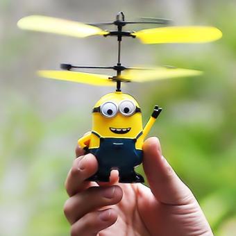 Minion Toys Drone Flash sensor tanpa remote