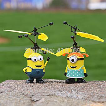 Minion Toys Drone Flash sensor tanpa remote