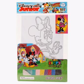 Gambar Minnie Mouse Sand Art Opp Bag