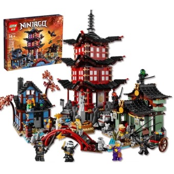 Gambar Ninjagoed City of Stiix Building Blocks 2150pcs Temple of Airjitzuminifigures Kids Bricks Toys Compatible With Legoe 10427