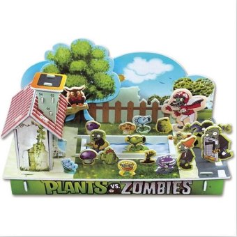 Gambar Nixnox Mainan Anak 3D Puzzle Plant vs Zombie 2