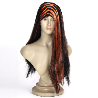 Paiduimofang hitam dan putih gaun pesta penyihir wig Paiduimofang hitam dan putih gaun pesta penyihir wig