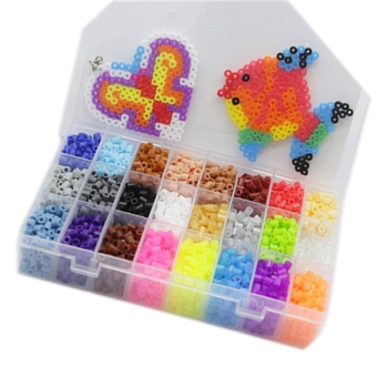 Gambar Perler Fuse Beads 3600 Beads Jar Multi Mix Colors   intl