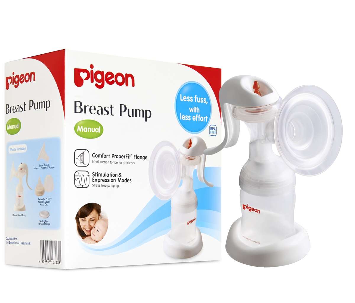 Hasil gambar untuk pigeon manual breast pump